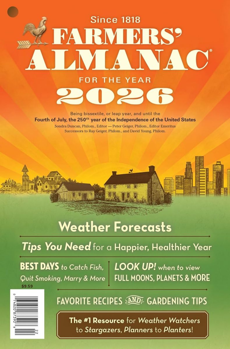 Farmers' Almanac 2026.