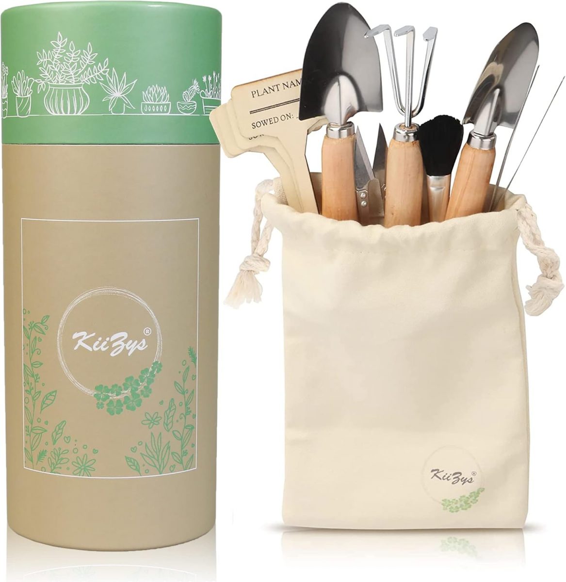 KiiZYS 12-Piece Small Garden Tools Set.